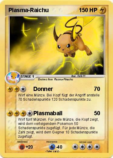 Pokemon Plasma-Raichu