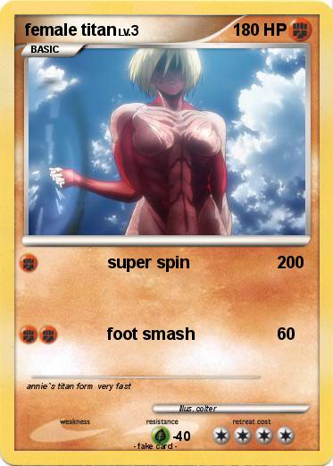 Pokemon female titan