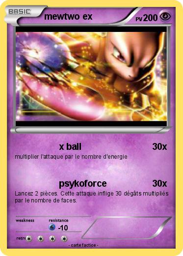 Pokemon mewtwo ex