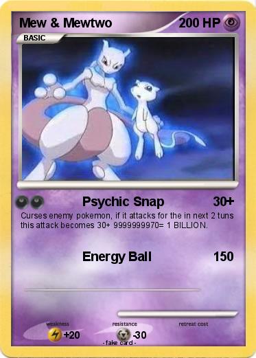 Pokemon Mew & Mewtwo
