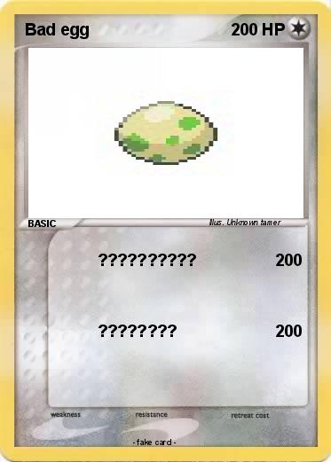 Pokemon Bad egg