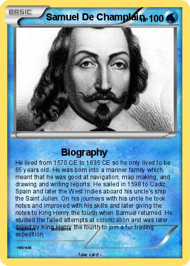 Pokemon Samuel De Champlain