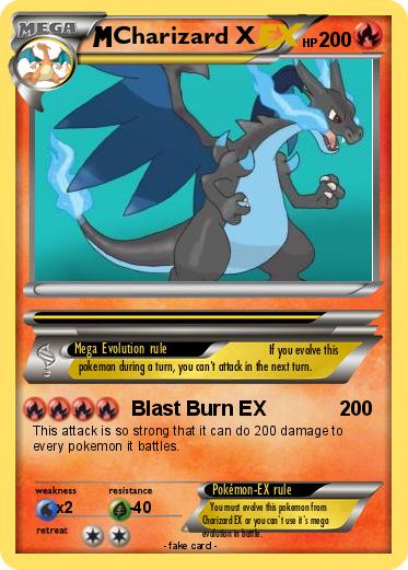Pokemon Charizard X