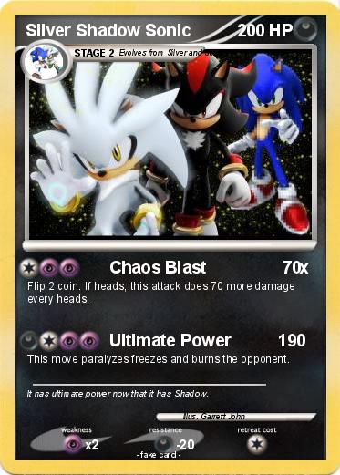 Pokemon Silver Shadow Sonic