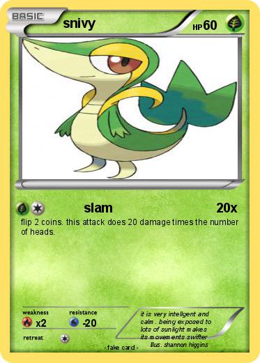 Pokemon snivy