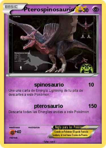 Pokemon Pterospinosaurio