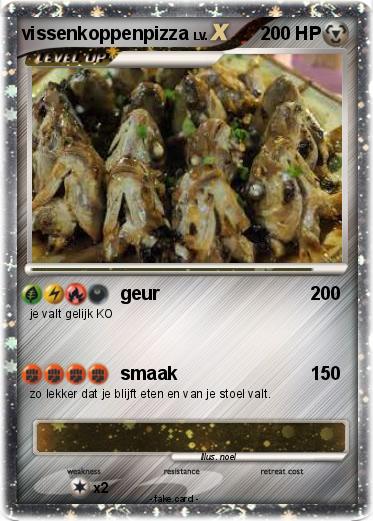 Pokemon vissenkoppenpizza