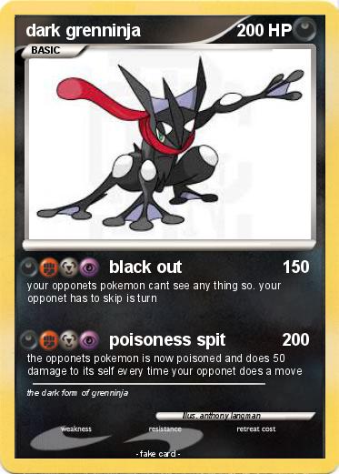 Pokemon dark grenninja