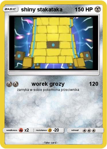Pokemon shiny stakataka