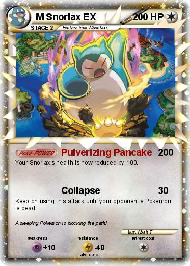 Pokemon M Snorlax EX