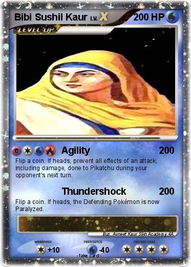 Pokemon Bibi Sushil Kaur