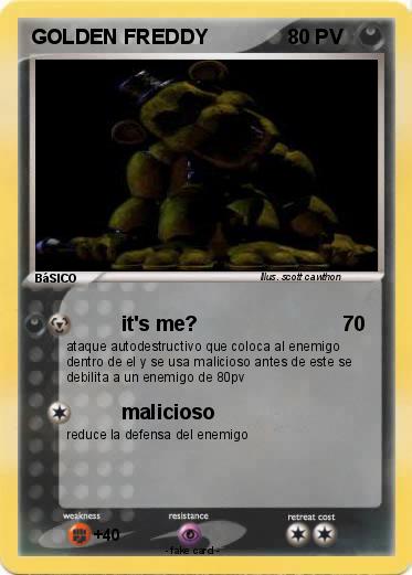 Pokemon GOLDEN FREDDY