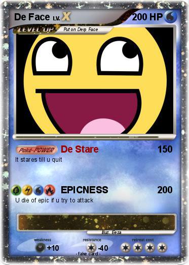 Pokemon De Face