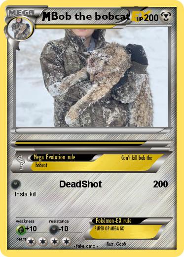 Pokemon Bob the bobcat