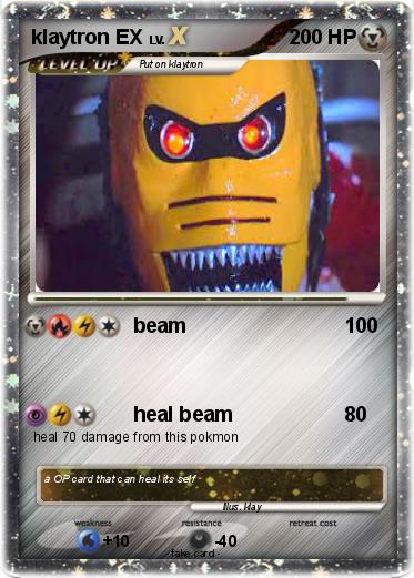 Pokemon klaytron EX