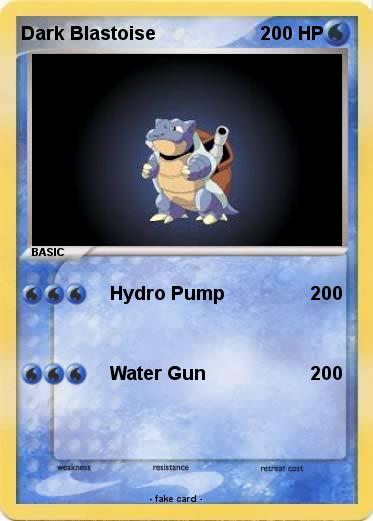 Pokemon Dark Blastoise