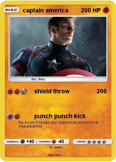 Pokemon captain america