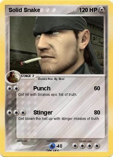 Pokemon Solid Snake