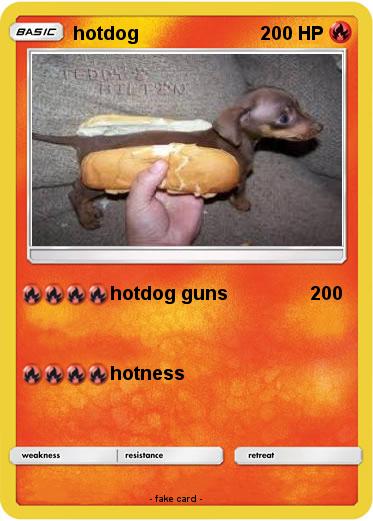 Pokemon hotdog