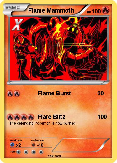 Pokemon Flame Mammoth