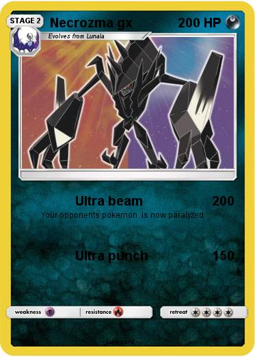 Pokemon Necrozma gx