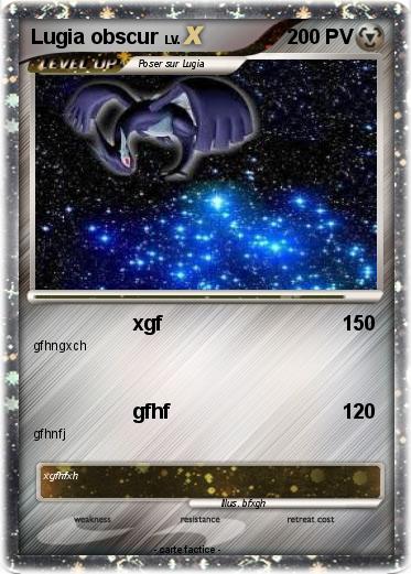 Pokemon Lugia obscur