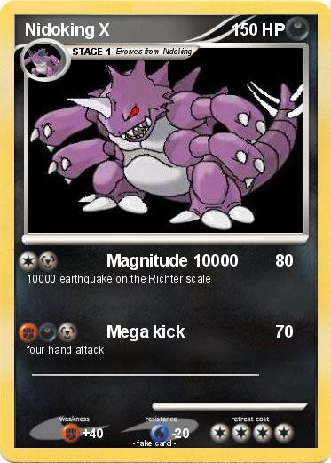 Pokemon Nidoking X