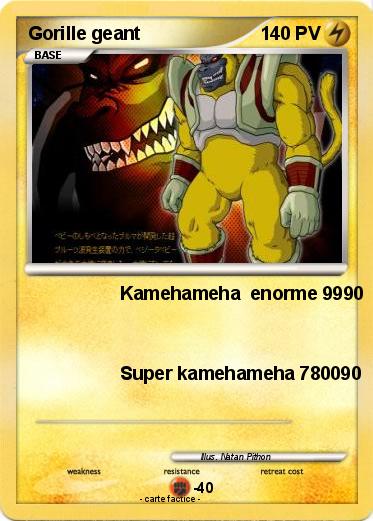 Pokemon Gorille geant