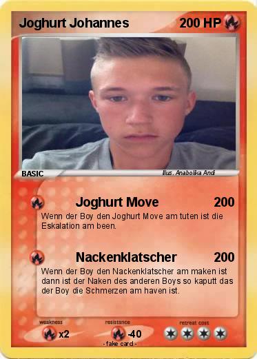 Pokemon Joghurt Johannes