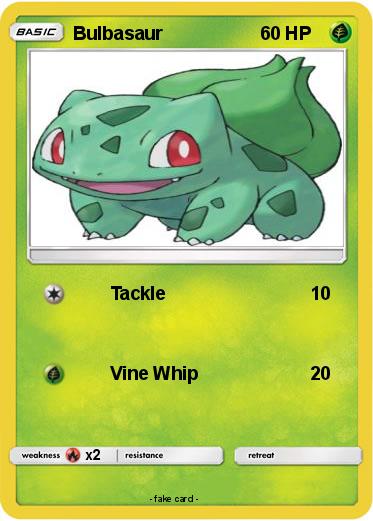 Pokemon Bulbasaur