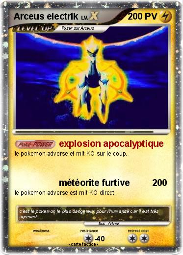 Pokemon Arceus electrik