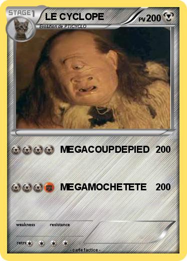 Pokemon LE CYCLOPE