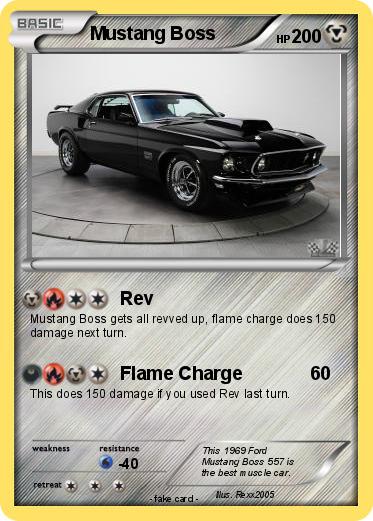 Pokemon Mustang Boss