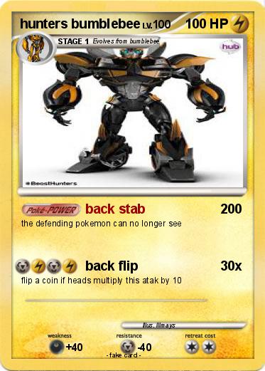 Pokemon hunters bumblebee