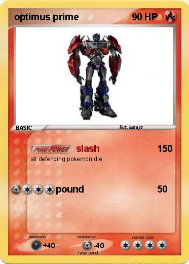 Pokemon optimus prime