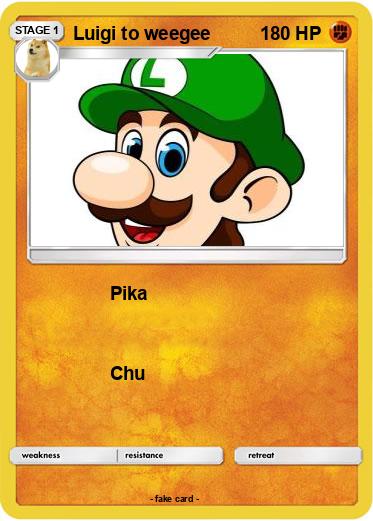 Pokemon Luigi to weegee
