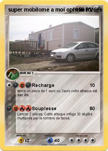 Pokemon super mobilome a moi ophelie idrolle