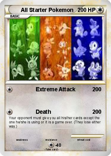 Pokemon All Starter Pokemon