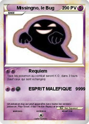 Pokemon Missingno, le Bug