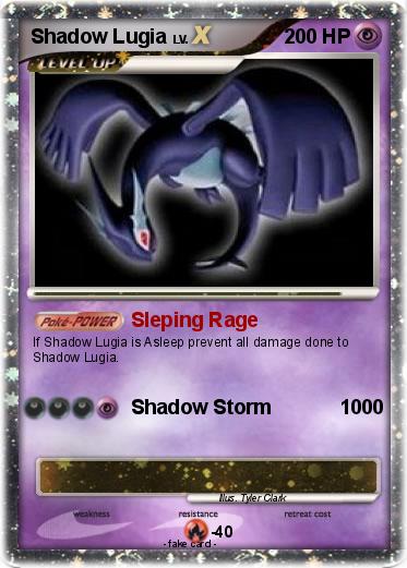 Pokemon Shadow Lugia