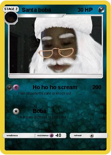 Pokemon Santa boba