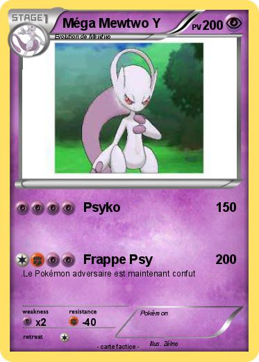 Pokemon Méga Mewtwo Y