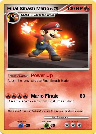 Pokemon Final Smash Mario