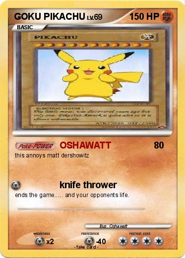 Pokemon GOKU PIKACHU