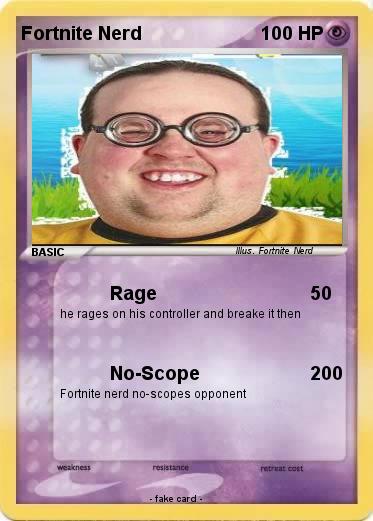 Pokemon Fortnite Nerd