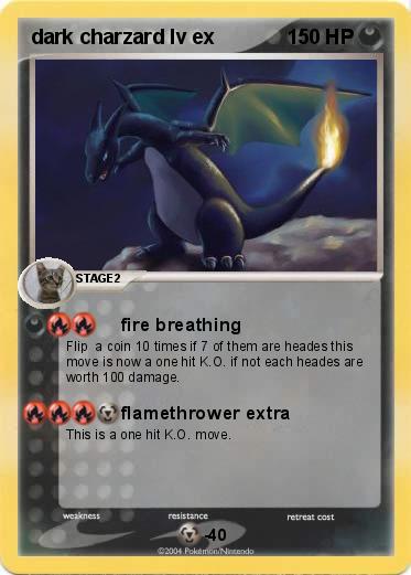 Pokemon dark charzard lv ex