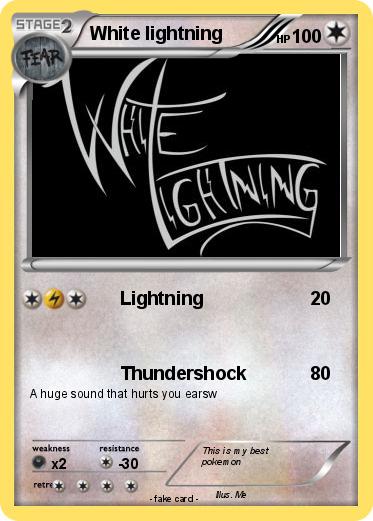 Pokemon White lightning