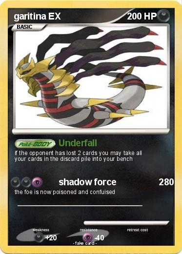 Pokemon garitina EX