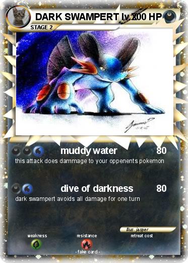 Pokemon DARK SWAMPERT lv.X