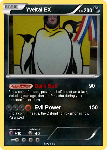 Pokemon Yveltal EX